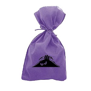 Saco para Surpresas de Halloween - Monstro - 13x25cm - 10 unidades - Rizzo