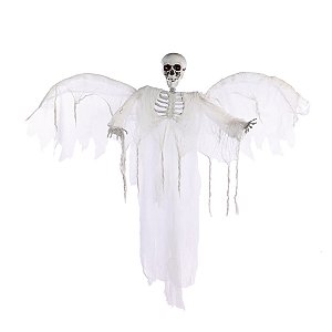 Enfeite Decorativo Halloween - Caveira Drake com Luz - 150cm - 1 unidade - Cromus - Rizzo