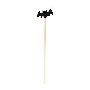 Pick Decorativo de Halloween - Morcego - 12cm - 12 unidades - Cromus - Rizzo