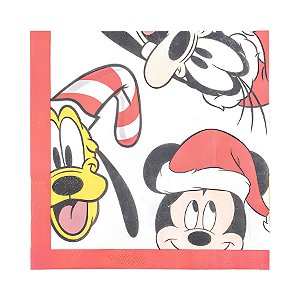 Guardanapo de Papel - Mickey, Pluto e Pateta - 33x33cm - Disney Original - 1 unidade - Cromus - Rizzo