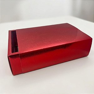 Caixa Gaveta Premium N°1 - Vermelha - 27x19x8,5cm - 5 unidades - Rizzo