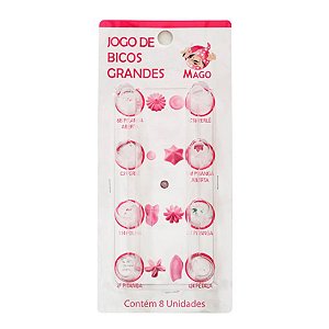 Kit de Bico de Plástico Grande com 8 un. Mago