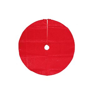 Saia Para Árvore de Natal - Vermelho - 70x70cm  - 1 unidade - Cromus - Rizzo