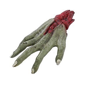 Adereço de Halloween - Mão Zumbi Verde - 1 unidade - Cromus - Rizzo