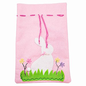 Saco em Feltro - Rosa Claro - 23x15cm - 1 unidade - Rizzo