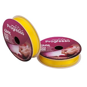 Fita de Voal Amarelo - Cor 763 - 10m x 15mm - 1 unidade - Progresso - Rizzo
