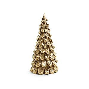 Pinheiro de Resina - Ouro - 30,5cm - 1 unidade - Cromus - Rizzo