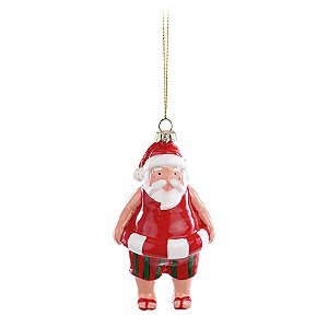 Enfeite para Pendurar Natal - Noel com Bóia - 12cm - 1 unidade - Cromus - Rizzo