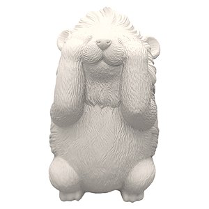 Escultura Ouriço em Cimento - Cego - 10cm - 1 unidade - Rizzo