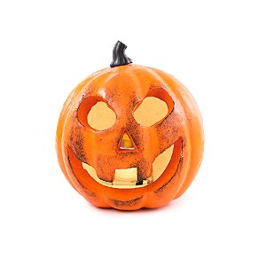 Enfeite de Halloween - Abóbora Smoke com Vaporizador de Água - 15x13cm - 1 unidade - Cromus - Rizzo