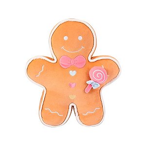 Biscoito de Natal de Pelúcia - 24cm - 1 unidade - Rizzo
