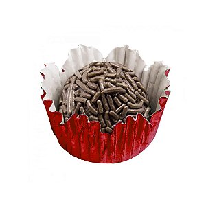 Forminha de Papel para Doces Recortada - Vermelha Metal - 50 unidades - Mago - Rizzo
