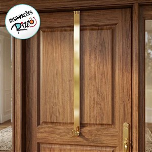 Gancho Suporte para Guirlanda Ajustável - Liso Ouro - 38cm - 1 unidade - Cromus - Rizzo