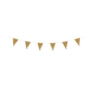 Faixa Decorativa - Glitter Ouro - 1 unidade - Cromus - Rizzo