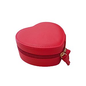 Mini Porta Joias Coração - Vermelho - 1 unidade - Rizzo