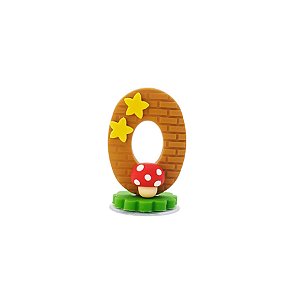 Vela de Biscuit - Super Jogos - N° 0 - 1 unidade - Rizzo