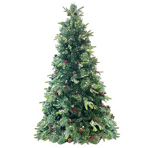 Árvore de Natal Modelo Canela Pinha - 2967 Galhos - 3m - Ref. RZO375 - 1 unidade - Rizzo