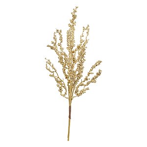 Galho Decorativo - Frutas Douradas - 58cm - 1 unidade - Cromus - Rizzo
