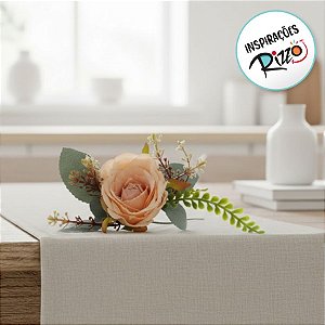 Flor Decorativa Artificial - Rosa - 21cm - 1 unidade - Cromus - Rizzo