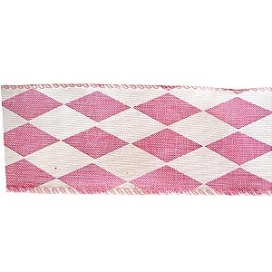Fita Decorativa Triangulos Rosa - 6,3cm x 9,14m - 1 unidade - Rizzo