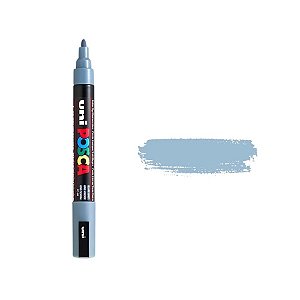 Caneta Posca PC-5M 2.5mm - Cinza Ardosia  - 1 unidade - Posca - Rizzo