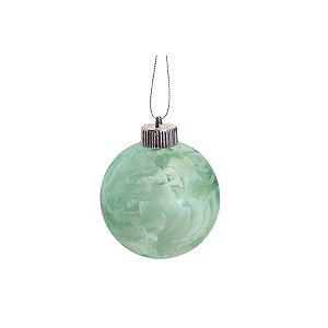 Bola de Natal - Verde Hortelã - 10cm - 4 unidades - Cromus - Rizzo