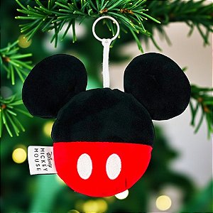 Enfeite Para Pendurar - Decoração de Natal - Pelúcia Mickey - 17cm - 1 unidade - Disney Original - Rizzo