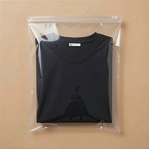 Saco Trilho Zip Transparente - Trilho Transparente - 25x35cm - 50 unidades - Rizzo