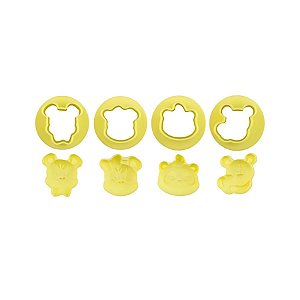 Moldes Para Ejetor Max - Ursinhos - Até 25g  - 1 unidade - Bluestar - Rizzo