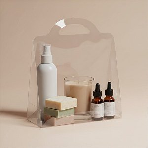 Sacola Grande Transparente Bag Lisa - 29cm - 1 unidade - Rizzo