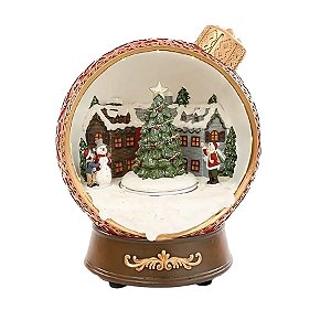 Cenário Natalino - Vila De Natal Com Som, Luz e Movimento - 15x22cm - 1 unidade - Rizzo