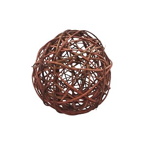 Bola De Natal Decorativa - Marrom - 12cm - 1 unidade - Rizzo