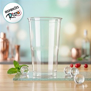 Copo Plástico Crystal Bello - 700ml - 25 unidades - Plastilânia - Rizzo