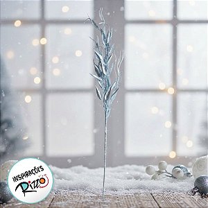 Galho Decorativo - Prata - 76cm - 1 unidade - Rizzo