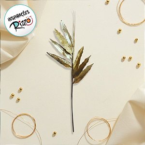 Galho Decorativo - Dourado - 70cm - 1 unidade - Rizzo