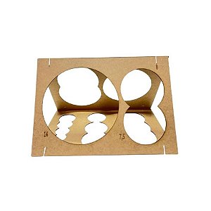 Medidor De Balões Em Mdf - 17 Medidas - 3 Placas - 1 unidade - Bonus Infladores - Rizzo