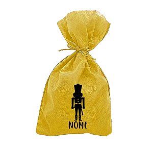 Saco para Surpresas de Natal Personalizado - Quebra Nozes - 13x25cm - 10 unidades - Rizzo Personalizado