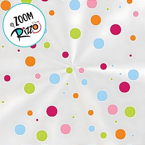 Saco Transparente Decorado - 10x14cm - Colore - 100 unidades - Cromus - Rizzo