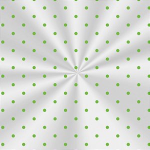 Saco Transparente Decorado Poá Verde - 10x14cm - 100 unidades - Cromus - Rizzo