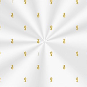 Saco Decorado Abacaxi - 11x19,5cm - 100 unidades - Cromus - Rizzo Embalagens