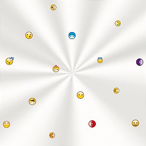 Saco Decorado Emotions - 20x29cm - 100 unidades - Cromus - Rizzo Embalagens