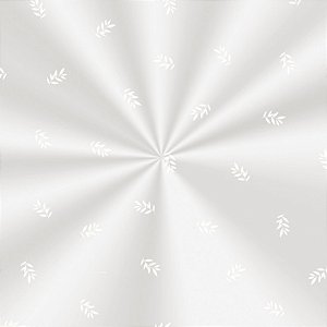 Saco Decorado Raminhos Branco - 25x37cm - 100 unidades - Cromus - Rizzo Embalagens