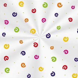 Saco Decorado Alegria - 30x44cm - 100 unidades - Cromus - Rizzo Embalagens