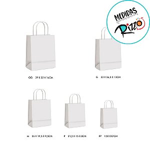 Sacola de Papel GG Rosa Bebê - 39x32x16cm - 10 unidades - Cromus - Rizzo