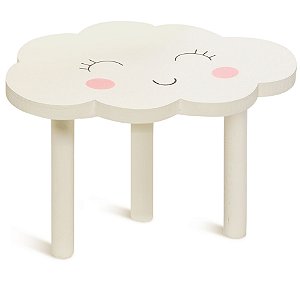 Banquinho De Madeira Nuvem G Festa Pedacinho Do Céu - Cromus - Rizzo Festas
