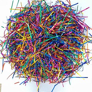 Confete Picado Metalizado para Carnaval - Sortido - 20gr - 1 unidade - Rizzo