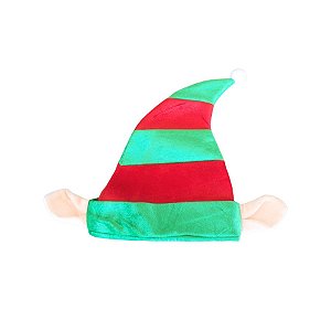Gorro De Natal Para Vestir - Duende Verde - 29x35cm - 1 unidade - Rizzo