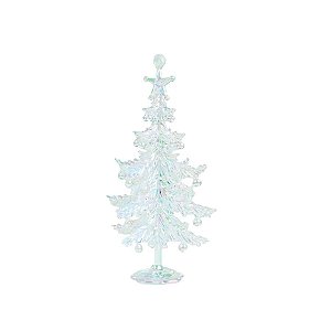 Enfeite de Natal para pendurar - Árvore Nacarado - 13cm - 1 unidade - Cromus - Rizzo