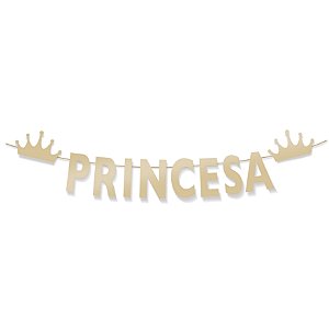 Faixa Decorativa Princesa Festa Reinado da Princesa - Cromus - Rizzo Festas