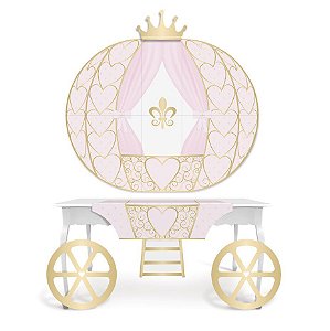 Kit cenográfico p Mesa Festa Reinado da Princesa - Cromus - Rizzo Festas